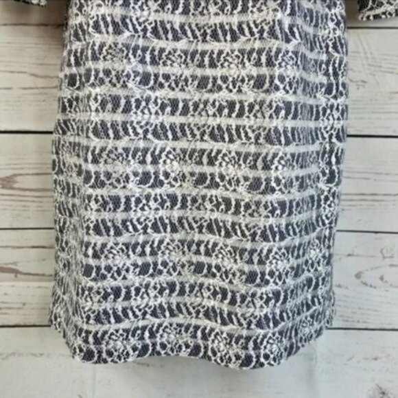 JESSICA SIMPSON quarter sleeve lace shift dress gray Women's size 2 - Picture 3 of 8